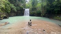 Eksotisme Air Terjun Pelangi Jonjo Parigi di Kabupaten Gowa