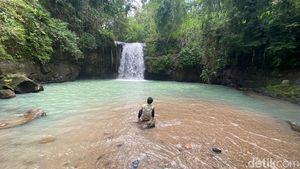 Eksotisme Air Terjun Pelangi Jonjo Parigi di Kabupaten Gowa