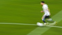 Setelah unggul 1-0, Argentina masih mengontrol kendali permainan. AP Photo/Manu Fernandez.