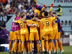 Belanda pun sudah catatkan tiga kemenangan dan sekali seri di Piala Dunia 2022. Belum pernah kalah! (Getty Images)