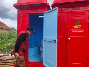 Kemensos Bikin Sumur Bor untuk Pasok Air Bersih Pengungsian di Cianjur