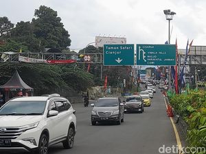 Jalur Puncak Bogor Macet, One Way Arah Jakarta Diterapkan