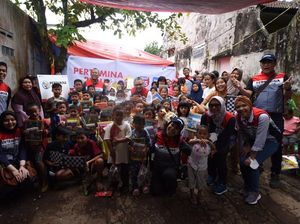 Pertamina Hulu Energi Beri Trauma Healing pada Korban Gempa Cianjur