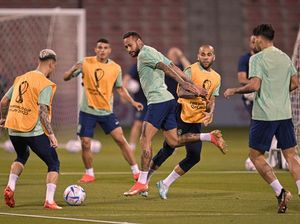 Potret Neymar Sudah Ikut Latihan Brasil Jelang Lawan Korea Selatan