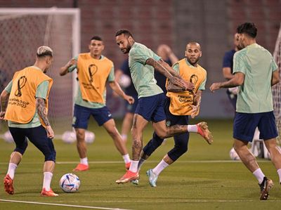 Potret Neymar Sudah Ikut Latihan Brasil Jelang Lawan Korea Selatan