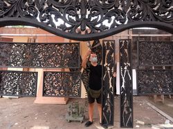 Penampakan Ornamen Gebyok di Pernikahan Kaesang dan Erina