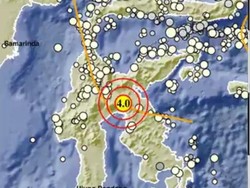 Gempa Magnitudo 4,0 Guncang Luwu Timur Siang Ini