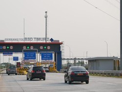 Rekayasa Lalin Antisipasi Genangan Air di Tol Pondok Aren-Serpong Km 8