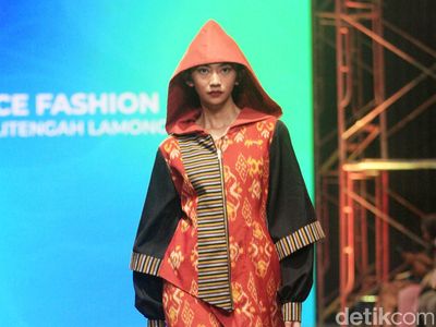 8 Koleksi Busana Karya Anak SMK Lamongan, Terinspirasi Gapura Paduraksa