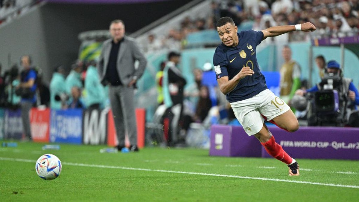 Inggris diperingatkan agar tak cuma fokus ke Kylian Mbappe saat menghadapi Prancis di perempatfinal Piala Dunia 2022 (Foto: Getty Images/Lionel Hahn)