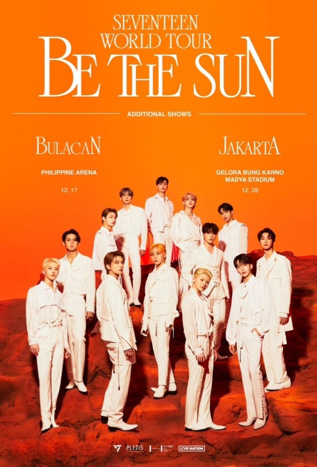 Poster konser SEVENTEEN/Foto: twitter.com/pledis_17 SEVENTEEN menggelar konser di September dan Desember 2022.