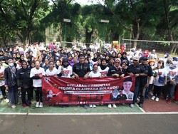 Relawan di Bekasi Kenalkan Sosok Ganjar Pranowo Lewat Turnamen Voli