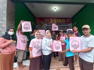 Relawan Ganjar Pranowo Salurkan Bantuan untuk Korban Banjir di Pati