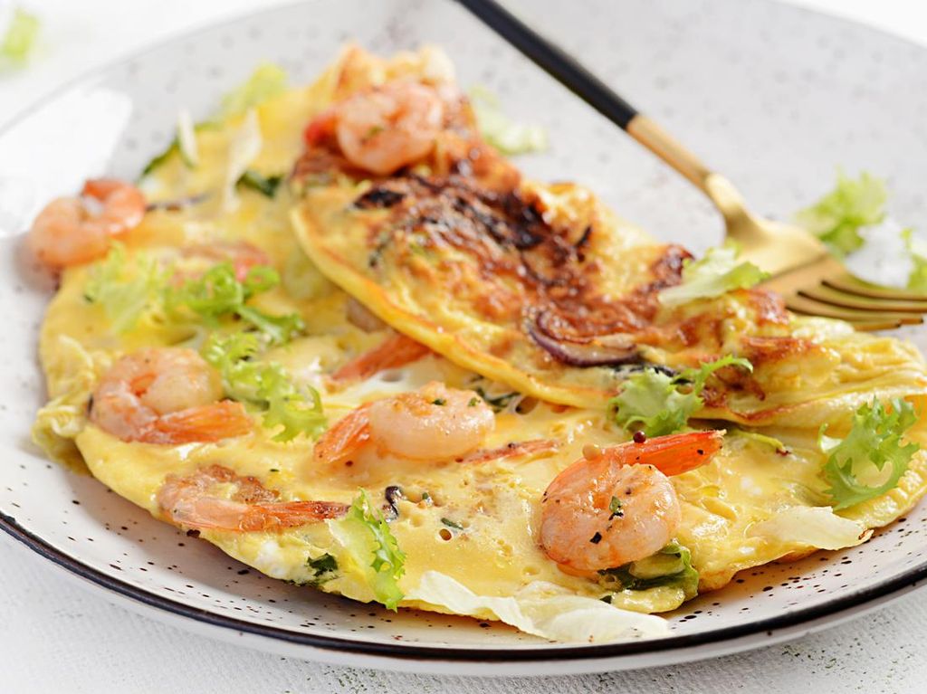 Resep Omelet Udang yang Gurih Nampol Buat Lauk Sarapan