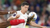 Laga Prancis vs Polandia di babak 16 besar Piala Dunia 2022 digelar di Al Thumama Stadium, Doha, Minggu (4/12/2022) malam WIB. AP/Moises Castillo  