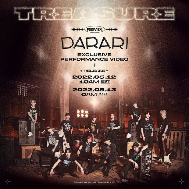TREASURE yang langsung membuat video performance karena lagu 'DARARI' yang viral / Foto: instagram.com/yg_treasure_official TREASURE yang langsung membuat video performance karena lagu 'DARARI' yang viral / Foto: instagram.com/yg_treasure_official
