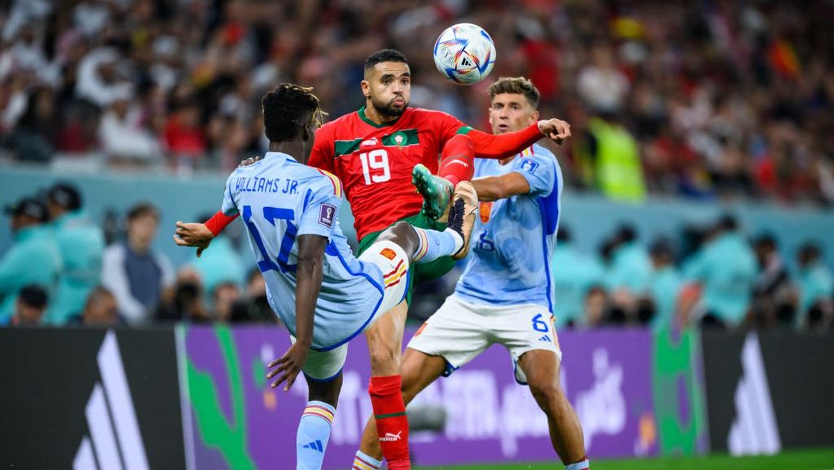 Maroko vs Spanyol lanjut ke extra time (Foto: Getty Images/Marvin Ibo Guengoer - GES Sportf)