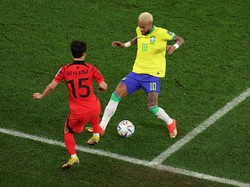 Brasil Dibobol Korea Selatan, Skor Kini 4-1