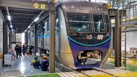 Intip Jeroan Depo MRT Lebak Bulus, Bengkel Perbaikan dan Perawatan