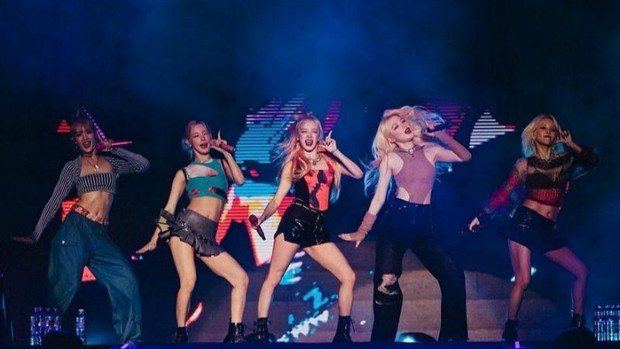 (G)IDLE/Foto: Instagram @hitcjakarta Penampilan Para Artis di Konser Head in the Clouds Jakarta