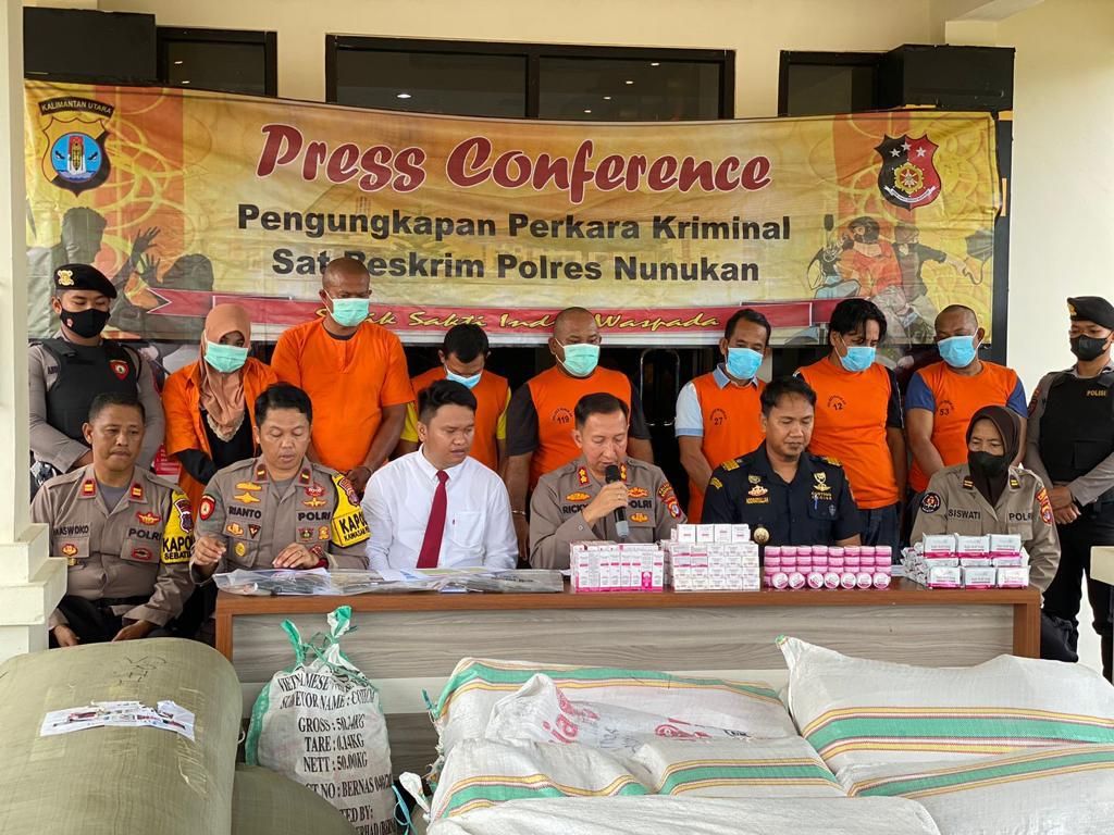 7 Penyelundup PMI Ilegal dari Nunukan ke Malaysia Ditangkap