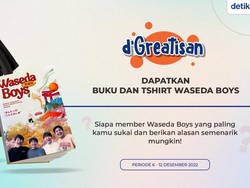 Mau 8 Buku dan Kaos dari Waseda Boys? detikcom Bagi-bagi Gratis Nih