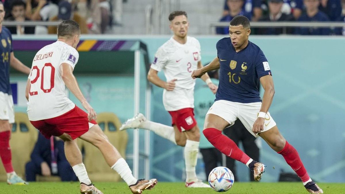 Kylian Mbappe jadi ancaman terbesar Inggris. (Foto: DeFodi Images via Getty Images/DeFodi Images)