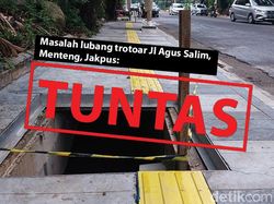Before-After Penutupan Lubang Trotoar Jl Agus Salim Menteng