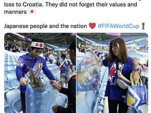 Wanita Jepang Kecam Aksi Fans Bola Bersihkan Stadion Piala Dunia, Ini Alasannya