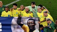 Nama Pele ramai diberitakan di sela perhelatan Piala Dunia 2022 karena kondisi kesehatannya yang memburuk dan sempat dilarikan ke Rumah Sakit. Antonin Thuillier/AFP/Getty Images