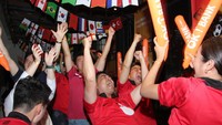 PT Bank Oke Indonesia Tbk (OK Bank Indonesia) menggelar Nobar Paling OK di laga terakhir Grup H antara Korea Selatan vs Portugal yang sukses dihelat di Stark Taproom, SCBD, Jakarta Selatan, Jumat (2/12/2022) malam.