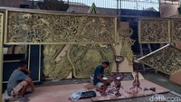 Dekor Tasyakuran Kaesang-Erina Dibuat 1,5 Bulan, Handmade Perajin Jepara