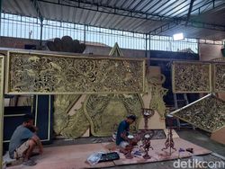 Dekor Tasyakuran Kaesang-Erina Dibuat 1,5 Bulan, Handmade Perajin Jepara