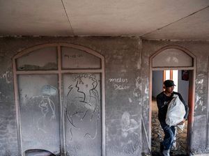 Penampakan Tebalnya Material Vulkanik Semeru Timbun Kajar Kuning