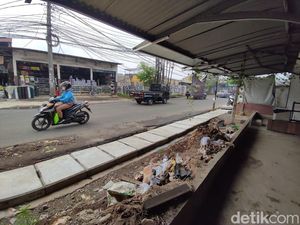 Dinas PUPR Banten Rampung Bangun Got Jl Setiabudi Pamulang