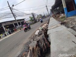 Got Jl Setiabudi Pamulang Kini Sudah Ditutup, Sisa Galian Belum Diangkut
