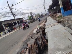 Got Jl Setiabudi Pamulang Kini Sudah Ditutup, Sisa Galian Belum Diangkut