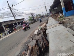 Got Jl Setiabudi Pamulang Kini Sudah Ditutup, Sisa Galian Belum Diangkut