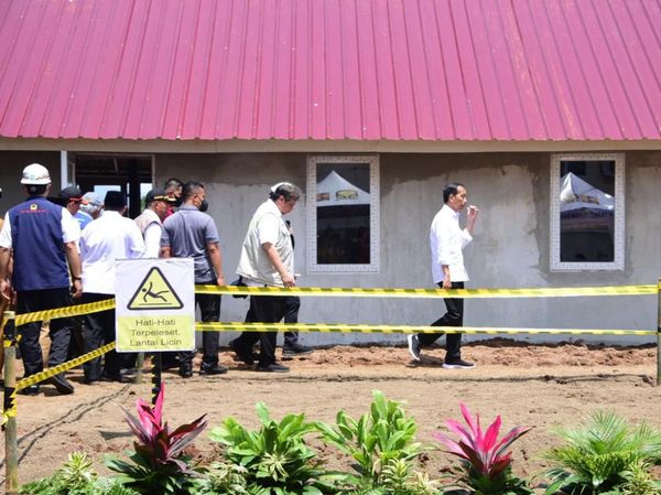 Rupa Rumah Tahan Gempa yang Dicek Jokowi di Cianjur