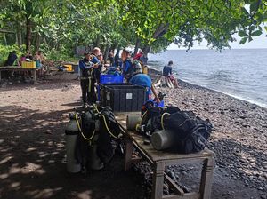 Musim Hujan Bikin Turis Ogah Diving ke Pantai Tulamben Musim Hujan Bikin Turis Ogah Diving ke Pantai Tulamben