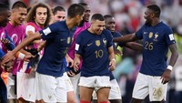 Kemudian Prancis menggilas Polandia 3-1. (Laurence Griffiths/Getty Images)  