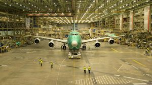 Potret Pesawat Jumbo B747 Terakhir Keluar Pabrik