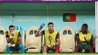 Ronaldo sepertinya tampak geregetan melihat jalannya pertandingan (Getty Images)