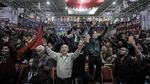 Euforia Warga Palestina Ikut Rayakan Kemenangan Maroko