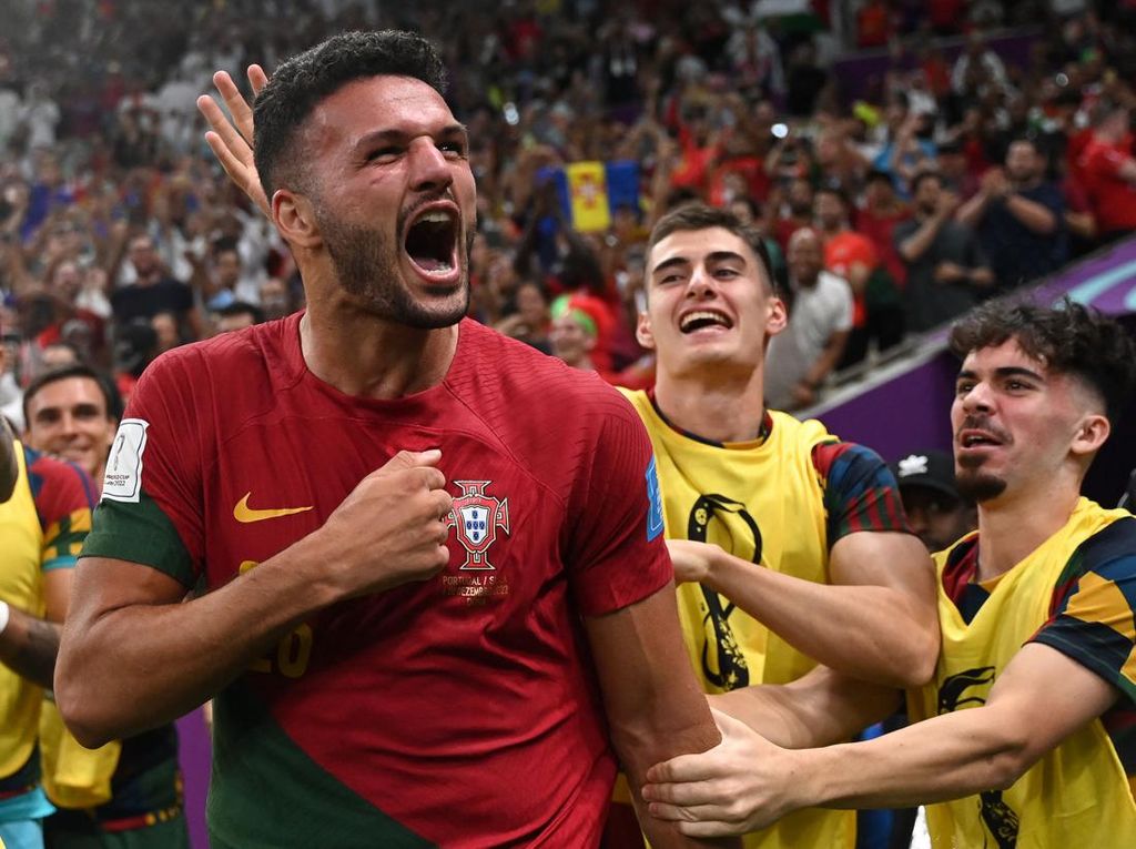 Portugal Vs Swiss: Goncalo Ramos Cs Berpesta 6-1, Lolos ke 8 Besar!