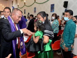 Pesan Gubsu saat Hadiri Perayaan Natal: Jaga Persatuan dan Kesatuan