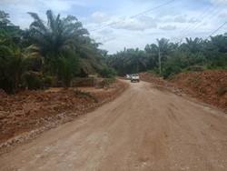 Jalan Lintas di Indragiri Hulu Tak Lagi Rusak Parah