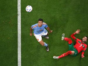 Spanyol Terdepak, Rodri Nyinyiri Kemenangan Maroko Spanyol Terdepak, Rodri Nyinyiri Kemenangan Maroko