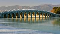 Foto: Keajaiban Jembatan 17 Lengkung di China