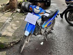 Motor Biru Diduga Milik Pelaku Bom Bunuh Diri di Bandung Diselidiki